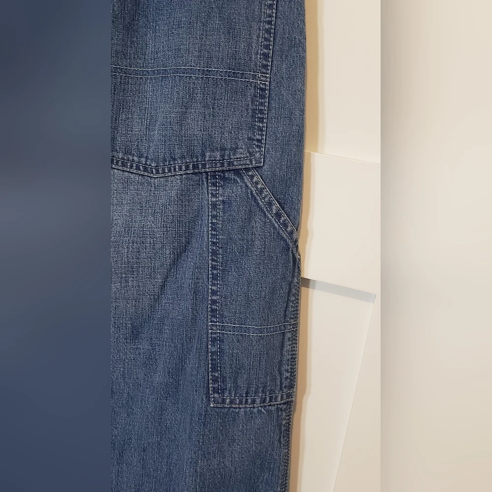 Levi's Vintage Carpenter Jeans Size 32X28.5 Utility Work Hi Rise 100% Cotton